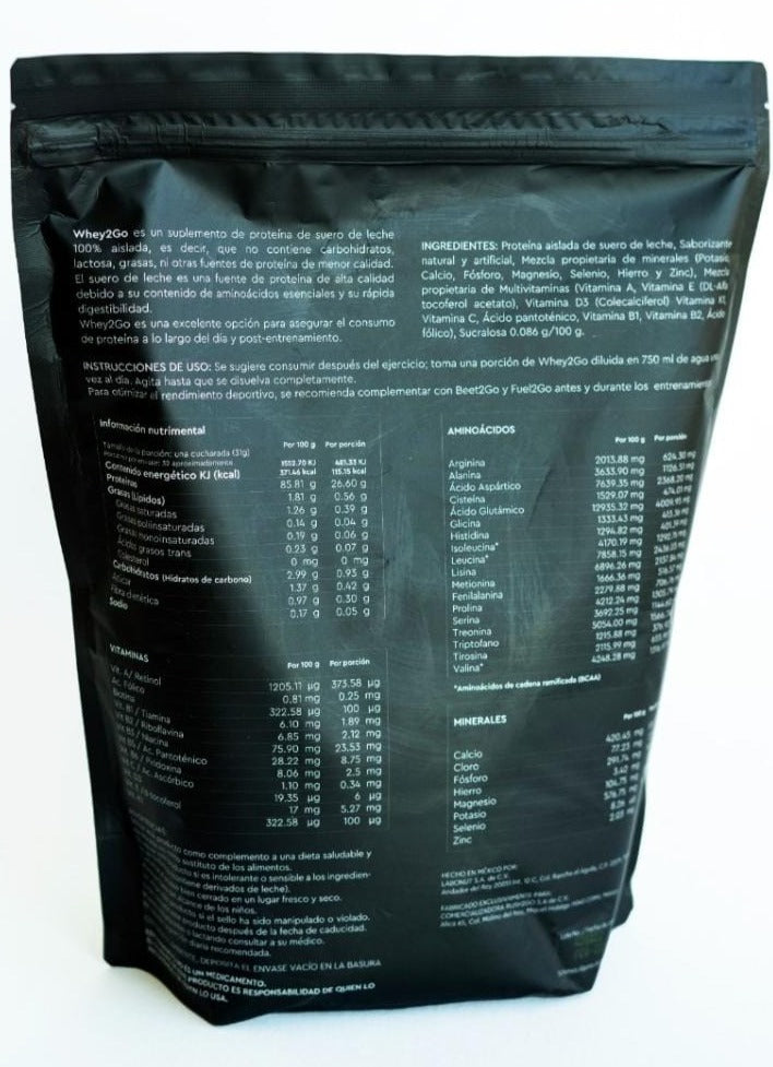 Fuel2Go - Whey 2Go Protein